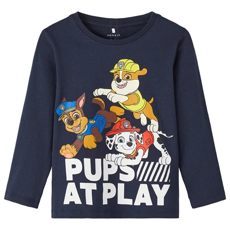 Name it Dark Sapphire Famat Paw Patrol BlouseStriped Shirts