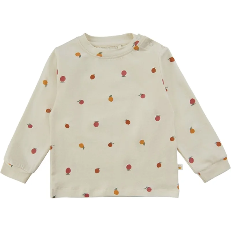 THE NEW Siblings White Swan Fruit BlousePolka Dot Shirts