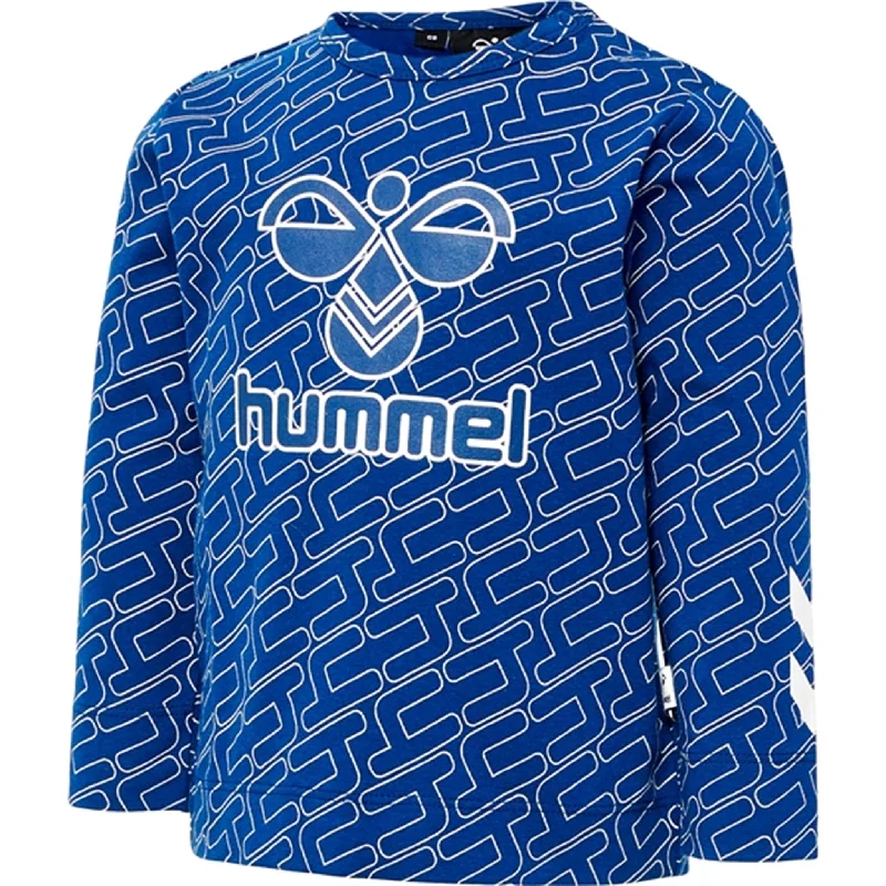 Hummel Navy Peony Kamari BlouseSlim Fit Shirts