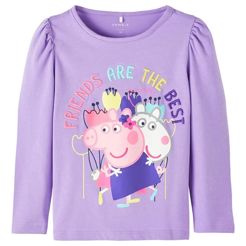 Name it Sand Verbena Furri Peppa Pig BlouseAsymmetrical Shirts