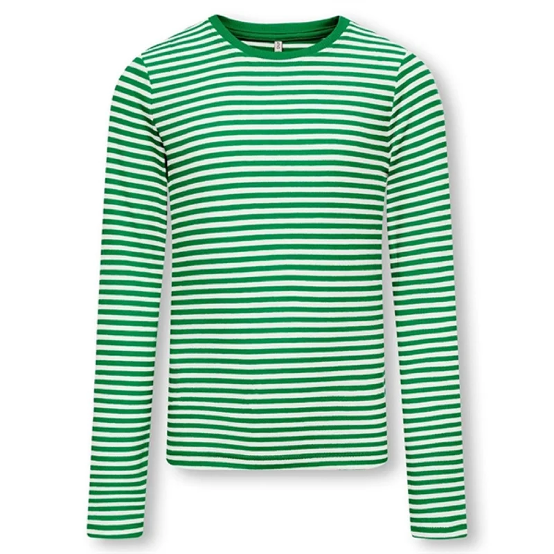 Kids ONLY Kelly Green Josse O-Neck BlouseTasseled Shirts