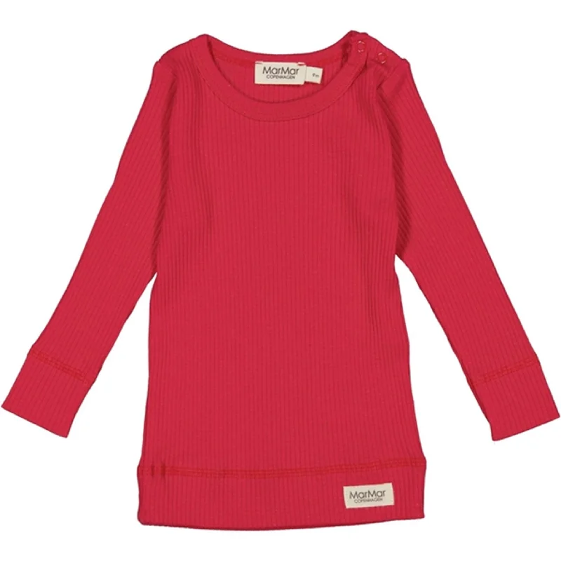 MarMar Modal Red Currant Blouse PlainRunning Shirts