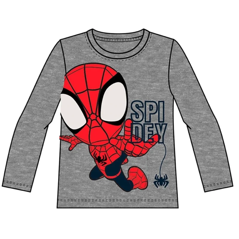 Name it Grey Melange Junior Spidey BlouseRayon Shirts