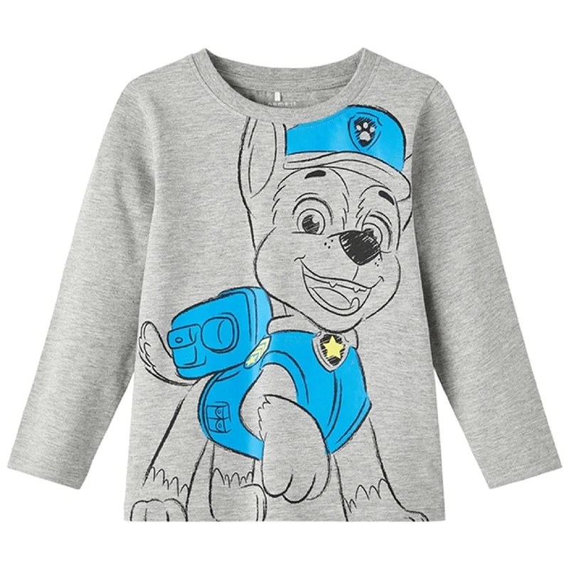 Name it Grey Melange Junas Paw Patrol BlouseLayered Shirts