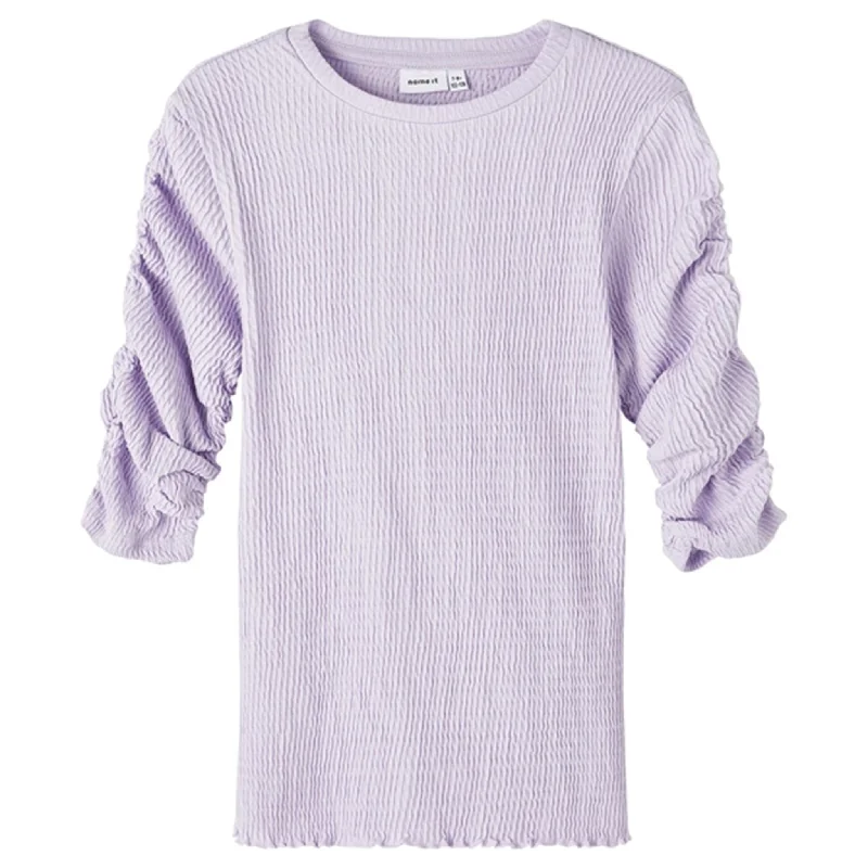 Name it Pastel Lilac Demma Slim BlouseBranded Shirts