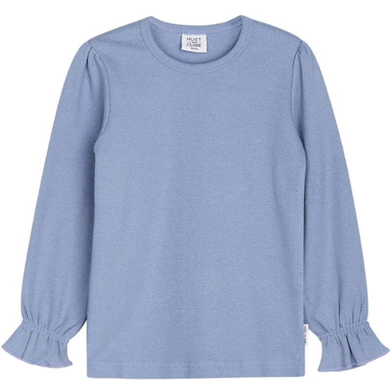 Hust & Claire Mini Blue Tint Amma BlouseThermal Shirts