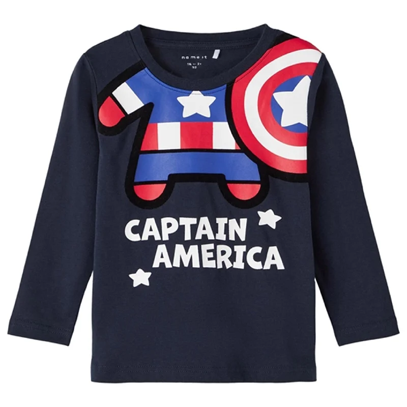 Name it Dark Sapphire Jeber Marvel BlouseButton-Up Shirts