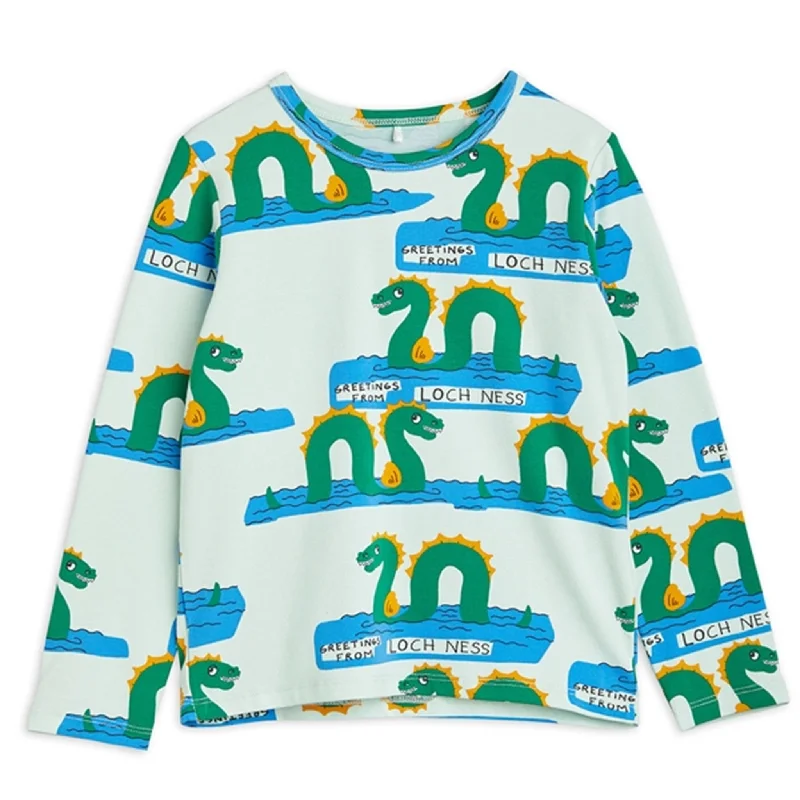 Mini Rodini Green Loch Ness Aop BlouseRetro Shirts