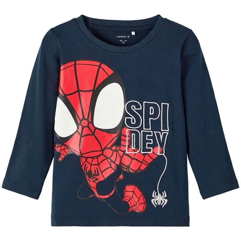 Name it Dark Sapphire Junior Spidey BlouseRecycled Fabric Shirts