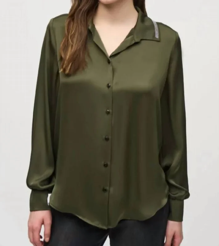 Blouse In IguanaCotton Shirts