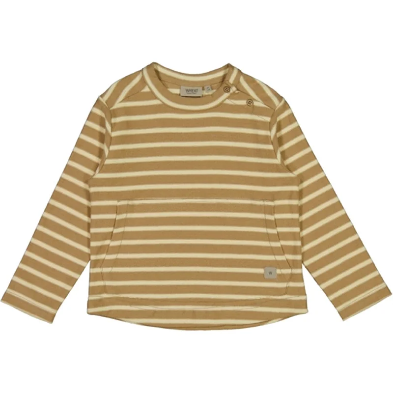 Wheat Cartouche Stripe Anton Soft BlouseVelvet Shirts