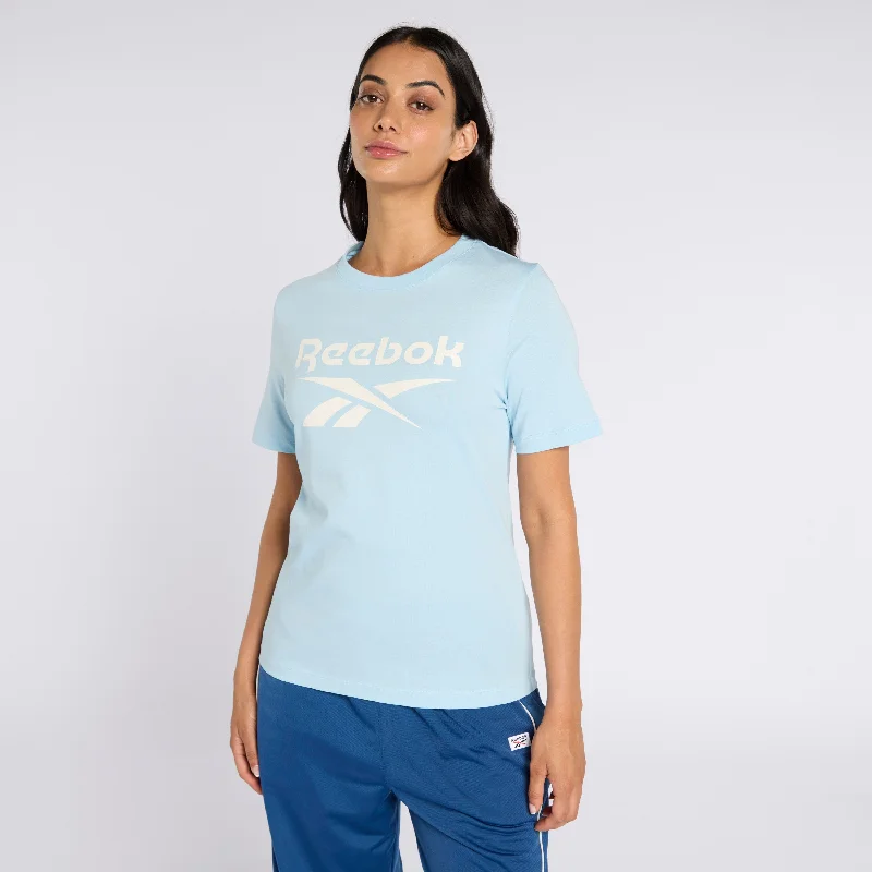 Reebok Identity Big Logo Tee Soft BlueFrench Terry T-Shirts