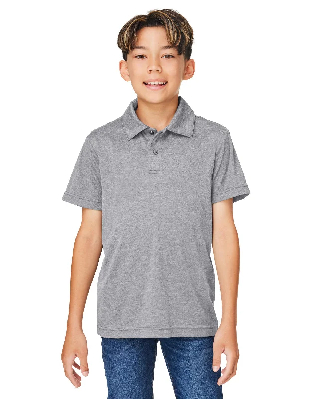 Convertible polo shirtTeam 365 TT51HY Youth Zone Sonic Heather Performance Polo