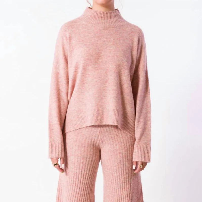 Colorblock Knit TopsGraham Sweater In Opal