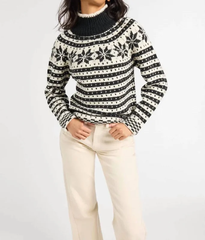 Angora Knit TopsApres Turtleneck Sweater In Chamonix