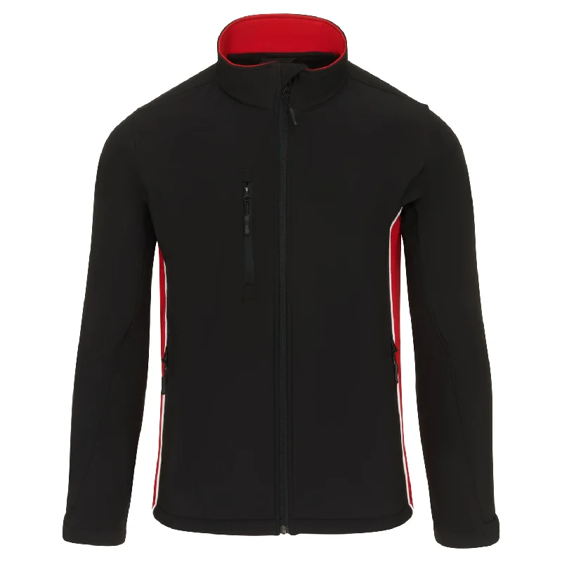 Silverswift Softshell | Black - RedMilitary Jackets