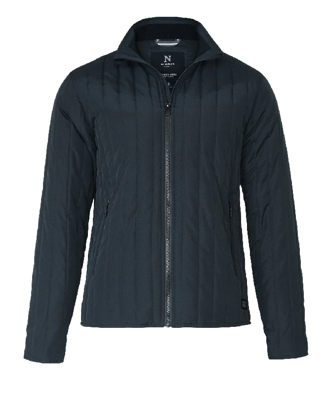 Lindenwood  urban style quilted jacket | NavyHigh-Fashion Jackets