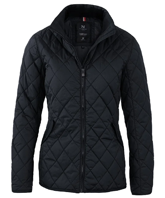 Womens Henderson  stylish diamond quilted jacket | Midnight BlueOutdoor Jackets