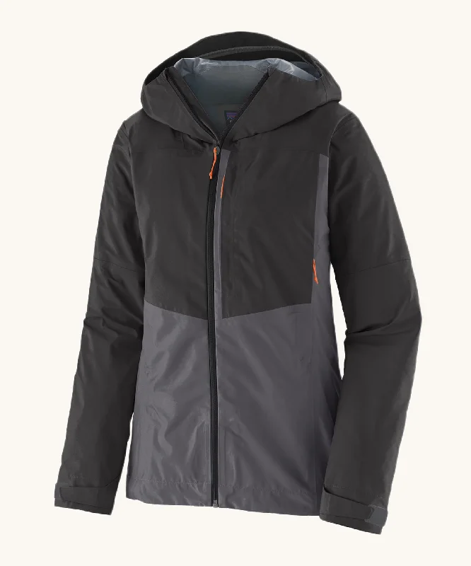 Patagonia Women's Boulder Fork Rain Jacket - Forge GreyGlitter Jackets