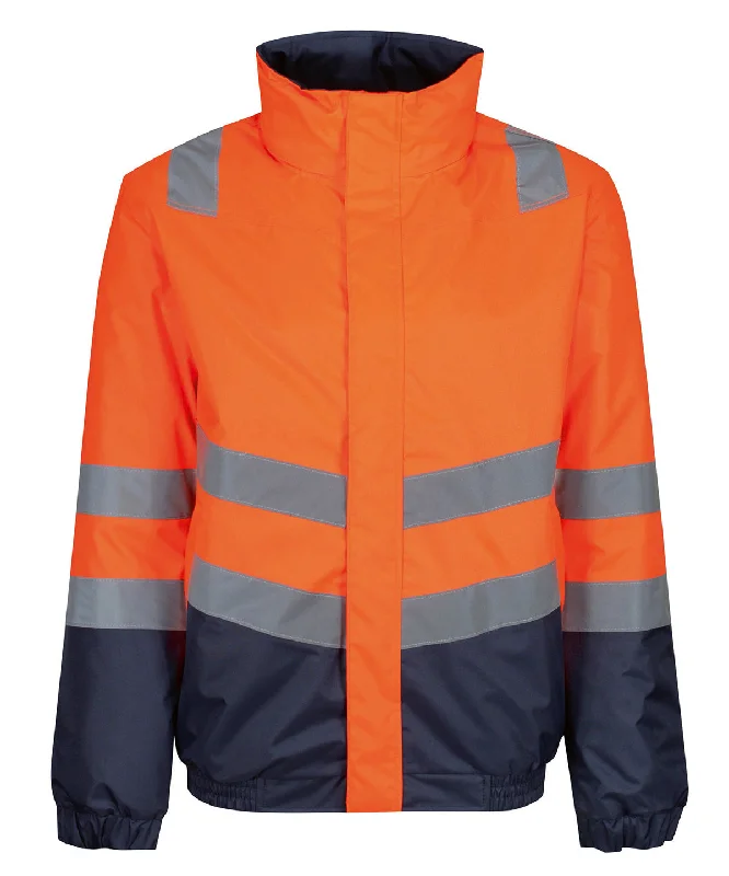 Pro hi-vis classic bomber jacket | Orange/NavyGlitter Jackets