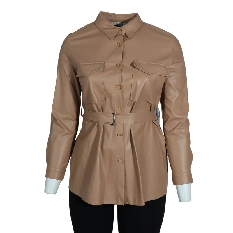 SATEEN - Faux Leather JacketStreetwear Jackets