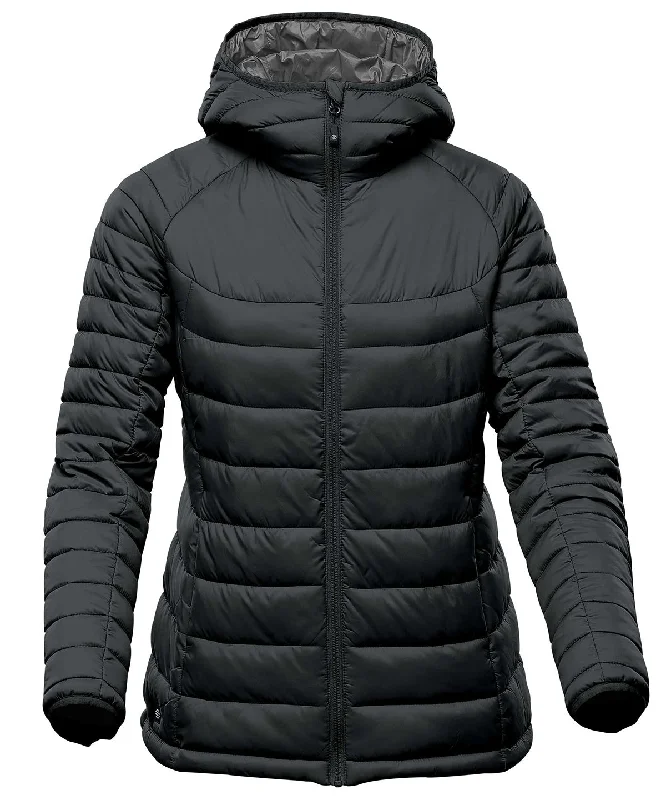 Womens Stavanger thermal shell | BlackHooded Jackets