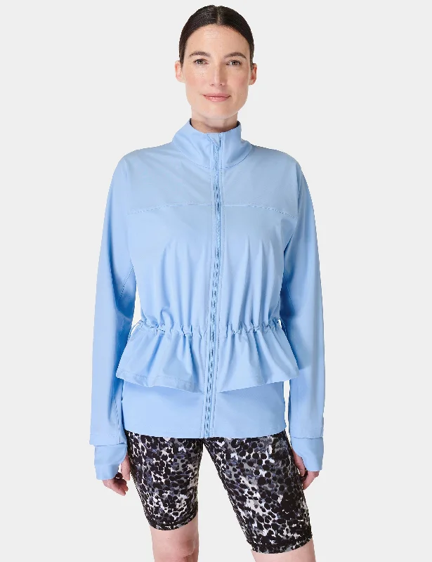 Fast Lane Running Jacket - Filter BlueStudded Jackets