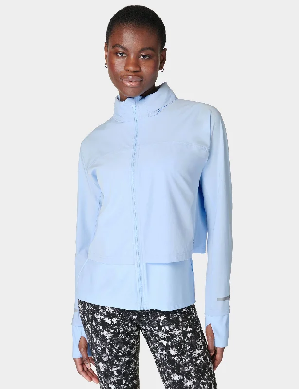 Fast Track Running Jacket - Breeze BlueLace-Up Jackets