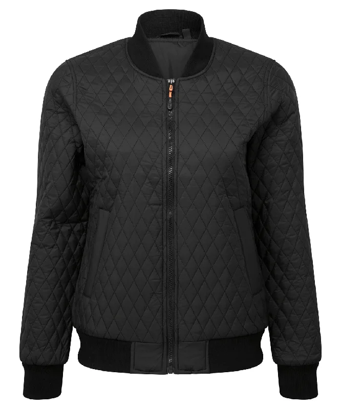 Womens quilted flight jacket | BlackPea Coats